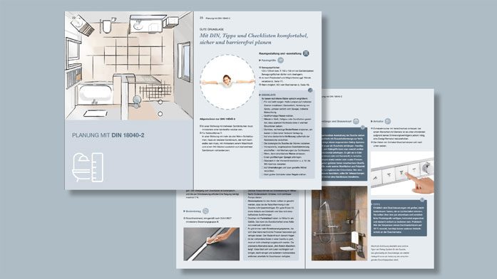 Das moderne Bad: Komfortabel. Sicher. Barrierefrei. - Ansicht der Seiten 22/23. 