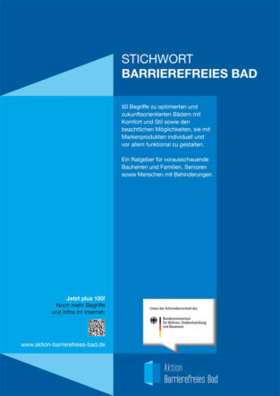 Titelbild des Glossars "Stichwort Barrierefreies Bad"